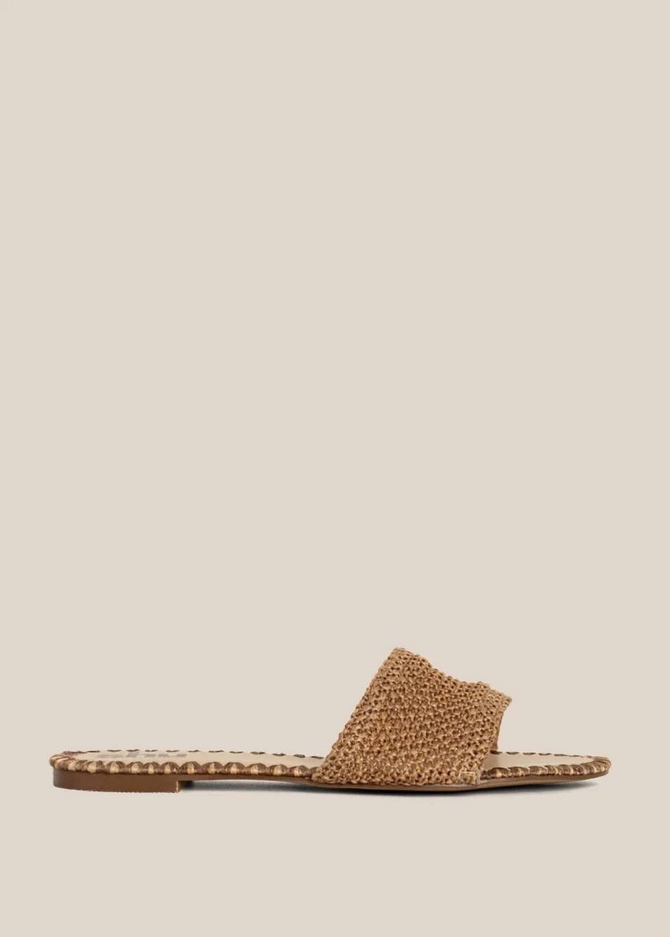 NEW SHU SHOP women's dixie slide sandal in taupe